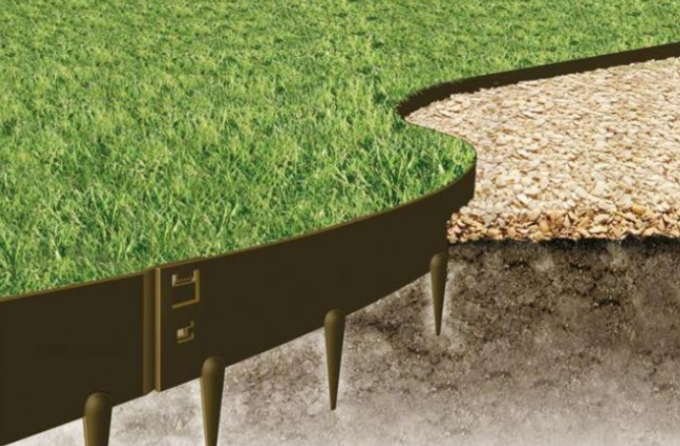 175cm庭Landscrapingのための金属のボーダー端を研ぐ錆ついたCortenの庭の芝生