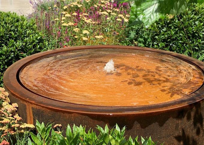 工場注文のCortenの鋼鉄滝水噴水の金属水特徴