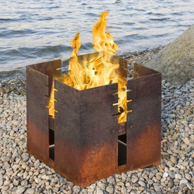 Ecoの友好的な屋外の調理のグリルは鋼鉄Bbqのグリルの天候の証拠Corten錆つく