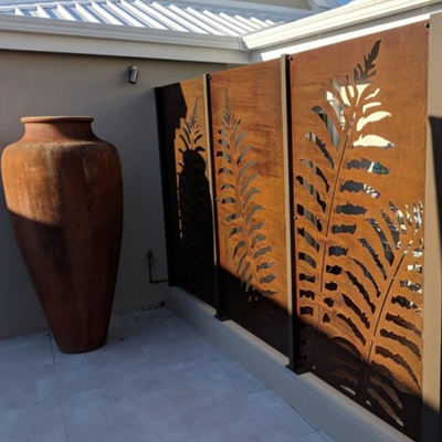 Corten 鋼鉄スクリーン パネルさびた装飾的な金属の庭の製品 OEM ODM