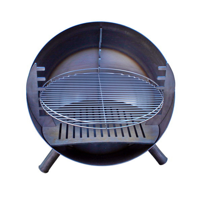 Cortenの金属の屋外の調理のグリルの木炭バーベキューのCortenの鋼鉄Bbqを燃やす木