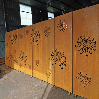 注文の装飾の金属の庭のプロダクト Corten の鋼鉄スクリーン パネルの耐候性