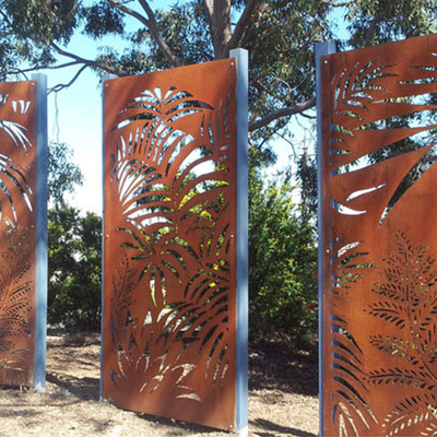 Corten 鋼鉄スクリーン パネルさびた装飾的な金属の庭の製品 OEM ODM