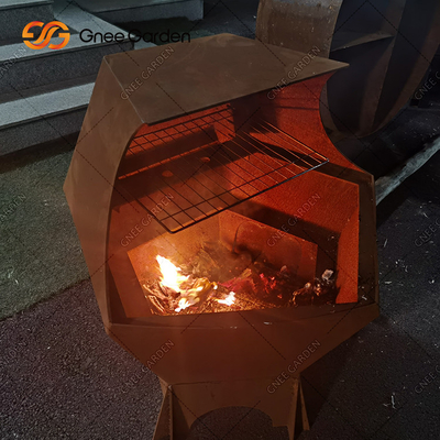家党使用カスタマイズ可能なBBQの木炭グリル4mmの厚さ