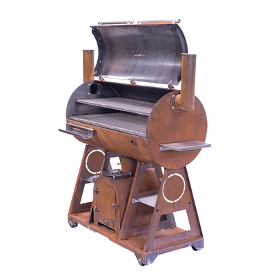 グリルを調理する屋外のCortenの鋼鉄火ピットBBQのキャンプの調理用ストーブ