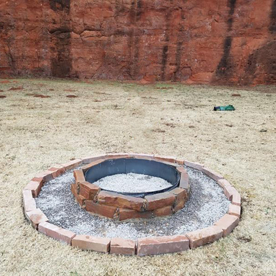 屋外のさびた Corten の風化の鋼鉄火ピット OEM ODM