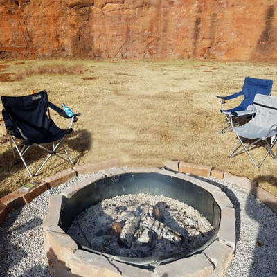 屋外のさびた Corten の風化の鋼鉄火ピット OEM ODM