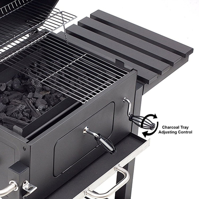 バーベキューのストーブのための115cmx46cmの黒い携帯用屋外の調理のグリル