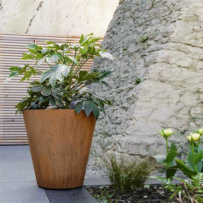 植物の鍋の家の安く人工的な屋内白い庭の卸し売り鉄の調節可能な立場の金属プランター