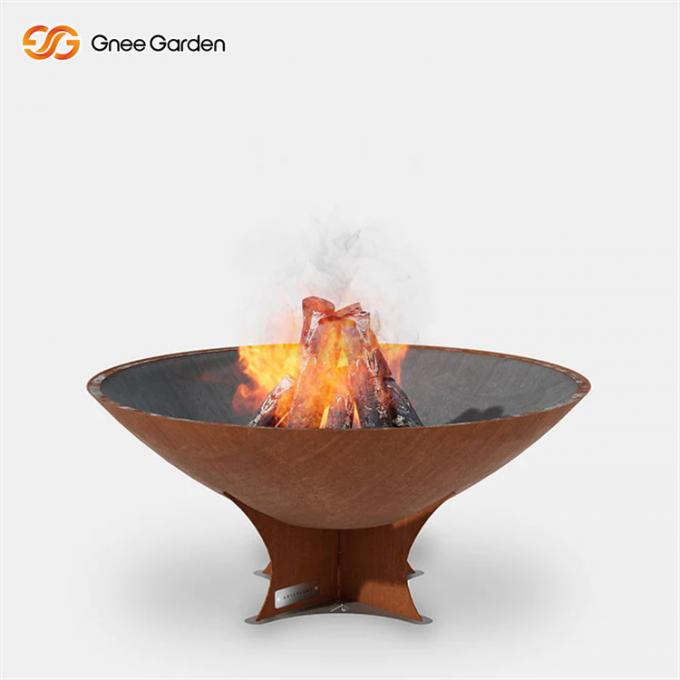専門の製造の金属の鉄のCortenの鋼鉄火ボールFirepit