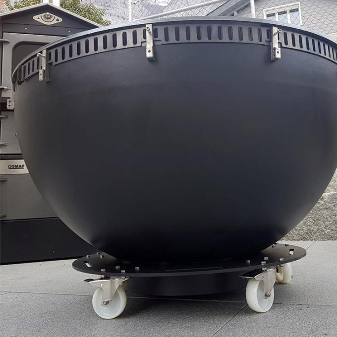 Corten屋外庭のための丸太の店が付いている鋼鉄古典的なリングBbqの火ピット