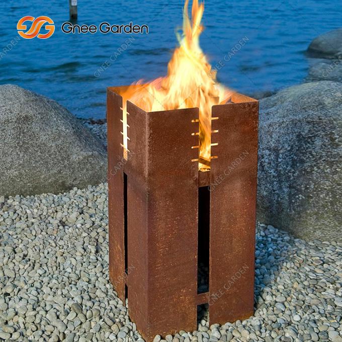 Cortenの鋼鉄BBQのグリル:裏庭の調理の最も最近の傾向