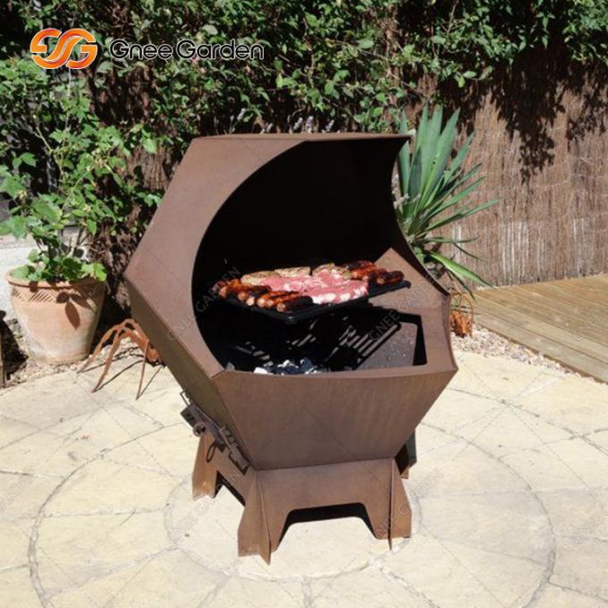 Corten鋼鉄BBQ