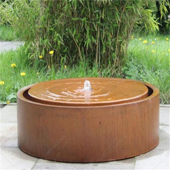 鋼鉄水噴水をcorten