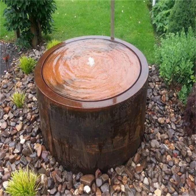 鋼鉄水噴水をcorten