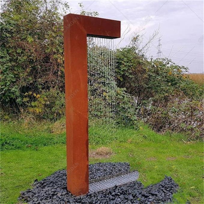 鋼鉄水噴水をcorten