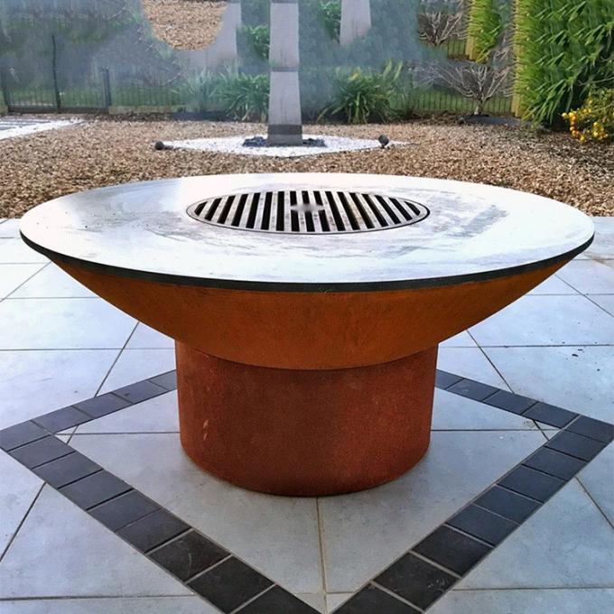 庭の台所GN-BBQ-235 Corten鋼鉄BBQは屋外の調理のために焼く