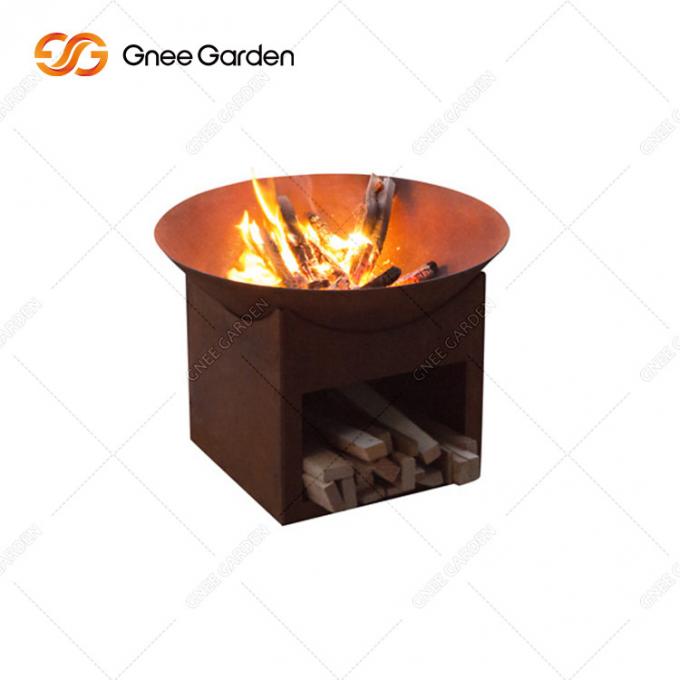 屋外の携帯用ステンレス鋼の暖炉の工場テラスのFirepitのキャンプの金属の鉄木製Bbqの火ピット水ボール